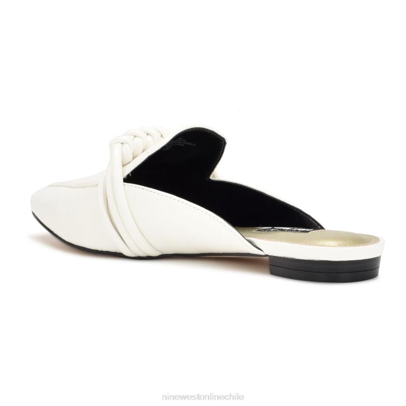 Nine West mules planos Aliby 2Z2T2106 blanco Nine West sandals