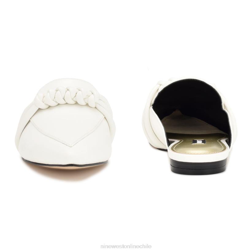 Nine West mules planos Aliby 2Z2T2106 blanco Nine West sandals