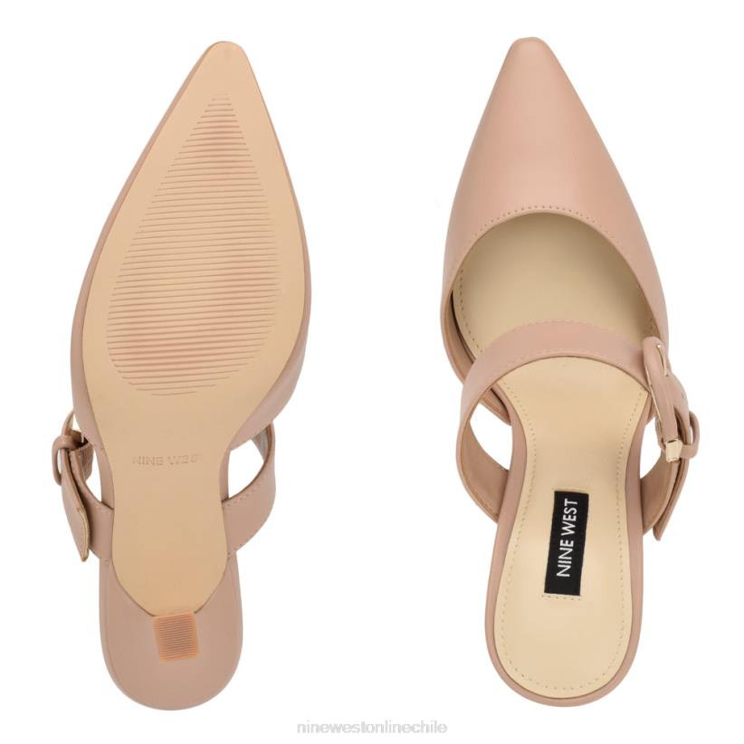 Nine West mules sanra con tacón y puntera puntiaguda 2Z2T685 apenas desnudo Nine West zapatillas chile