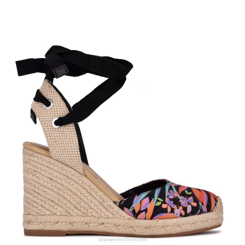 Nine West sandalias con cuña y alpargatas cruzadas en el tobillo 2Z2T844 tropical negro Nine West cartera negra Nine West sandalias con cuña y alpargatas cruzadas en el tobillo 2Z2T844 tropical negro Nine West cartera negra