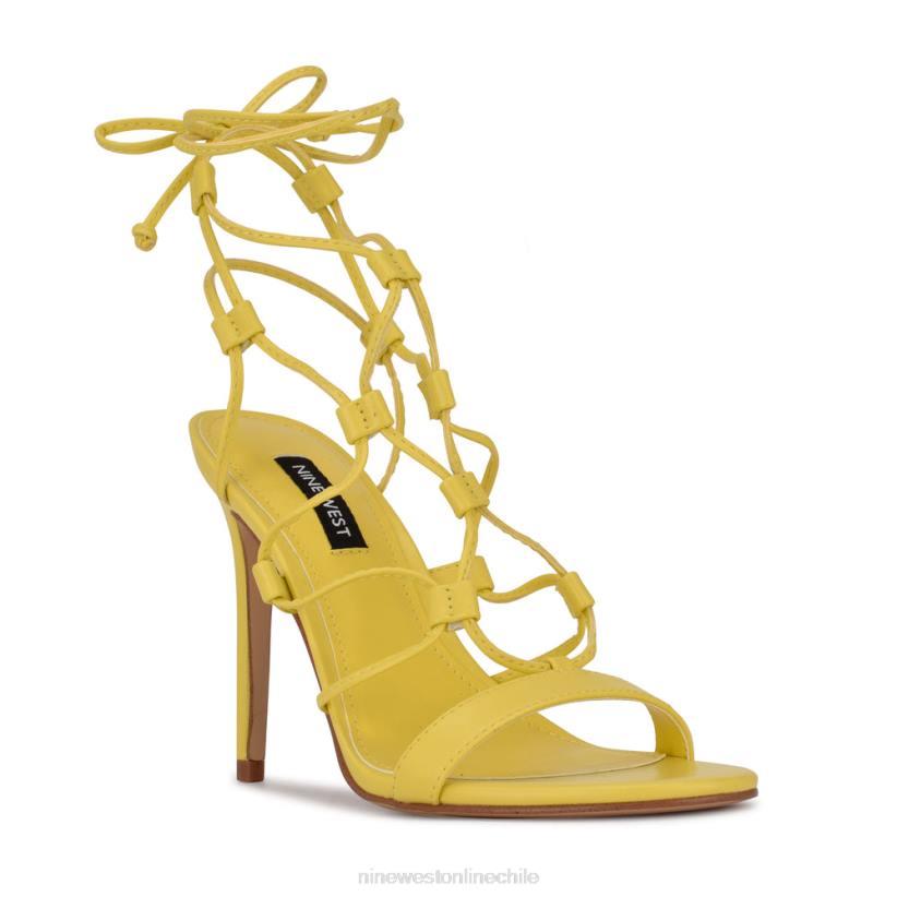Nine West sandalias cruzadas en el tobillo 2Z2T855 nuevo amarillo Nine West chile outlet