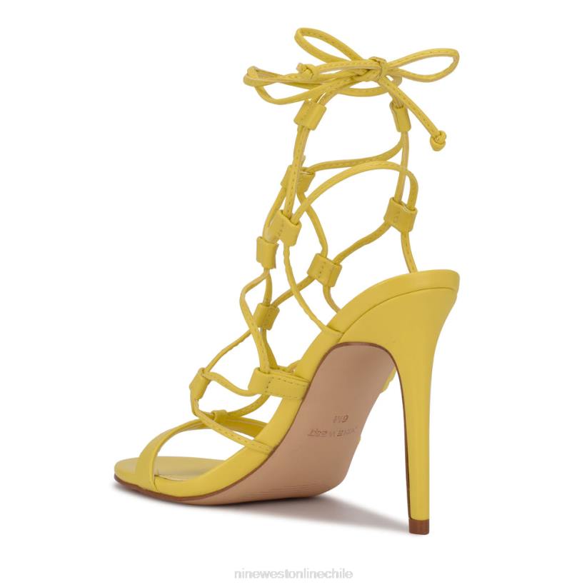 Nine West sandalias cruzadas en el tobillo 2Z2T855 nuevo amarillo Nine West chile outlet
