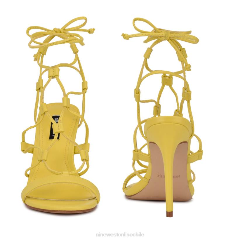 Nine West sandalias cruzadas en el tobillo 2Z2T855 nuevo amarillo Nine West chile outlet
