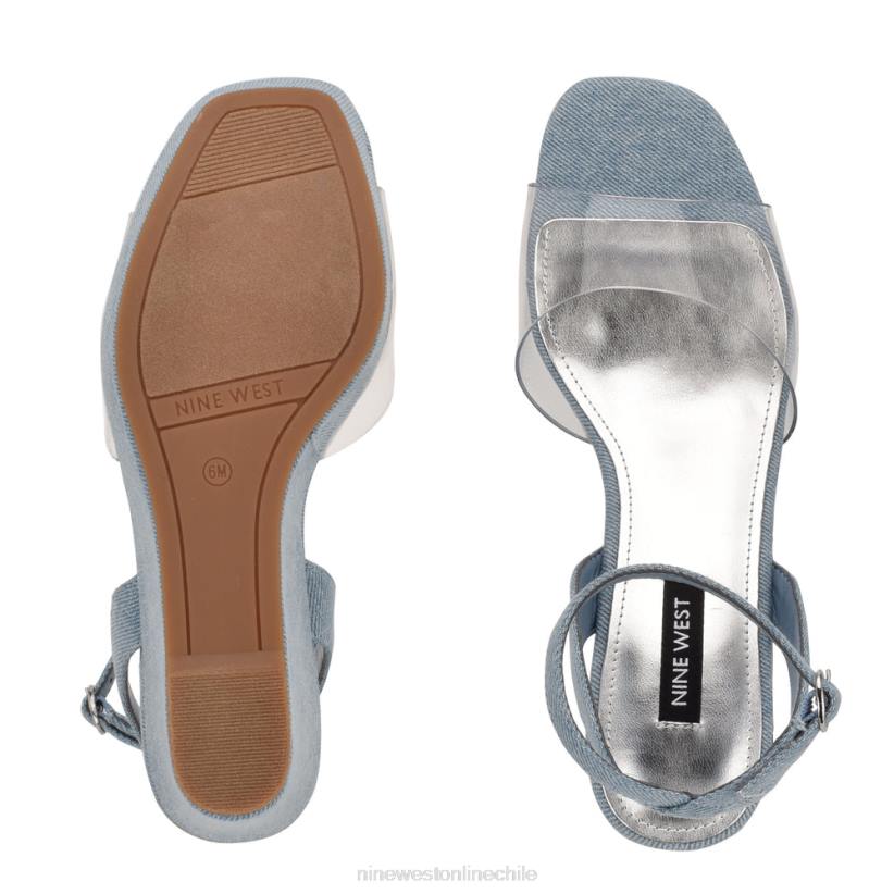 Nine West sandalias klear con plataforma y tira en el tobillo 2Z2T856Nine West cartera negra