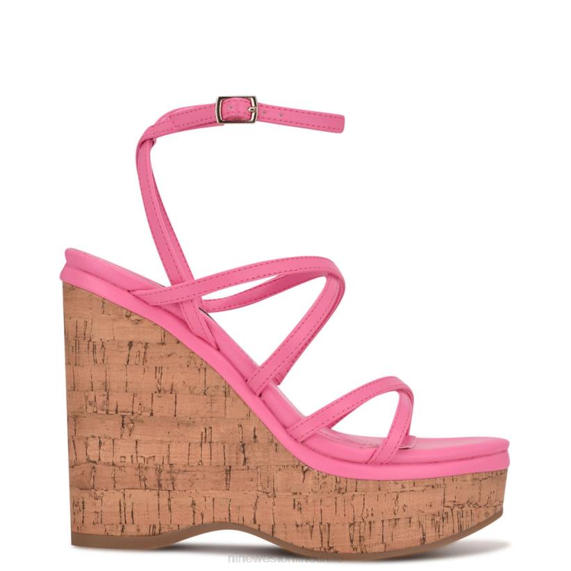 Nine West sandalias rachal con cuña 2Z2T848 rosa Nine West chile carteras