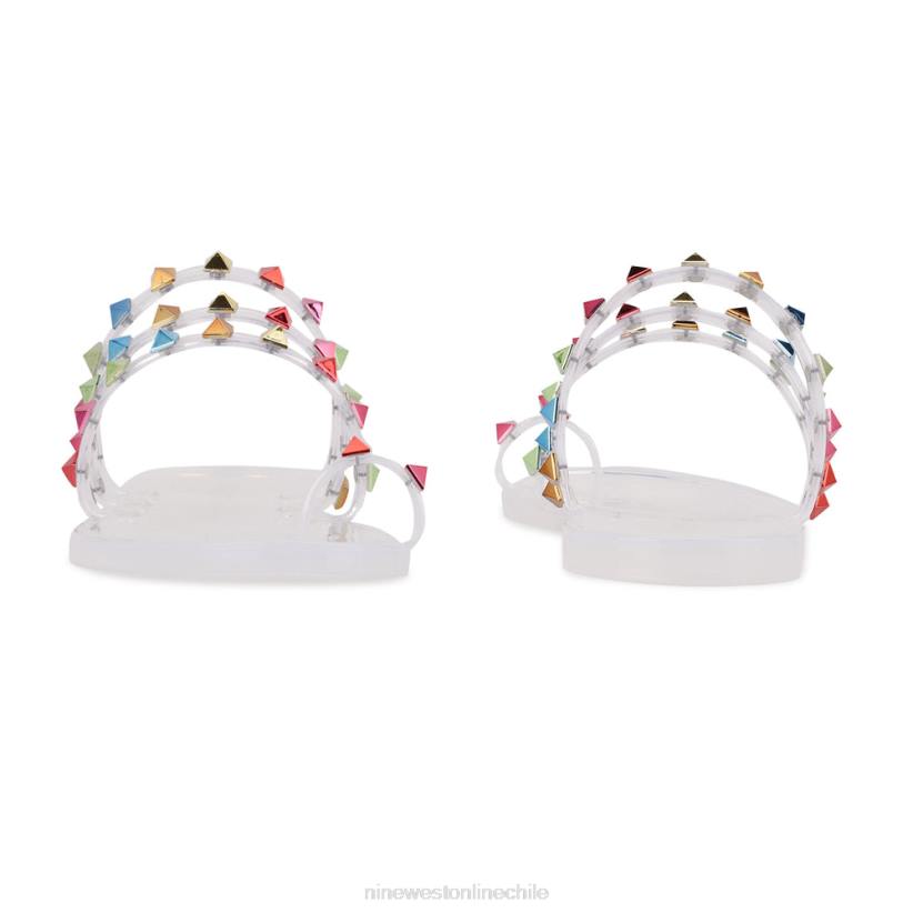 Nine West sandalias de gelatina carta 2Z2T813 claro múltiple Nine West chile outlet