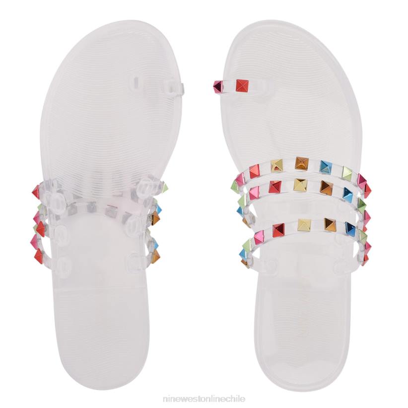 Nine West sandalias de gelatina carta 2Z2T813 claro múltiple Nine West chile outlet