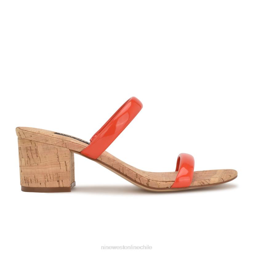 Nine West sandalias tae de tacón 2Z2T804 corcho naranja Nine West sandals Nine West sandalias tae de tacón 2Z2T804 corcho naranja Nine West sandals