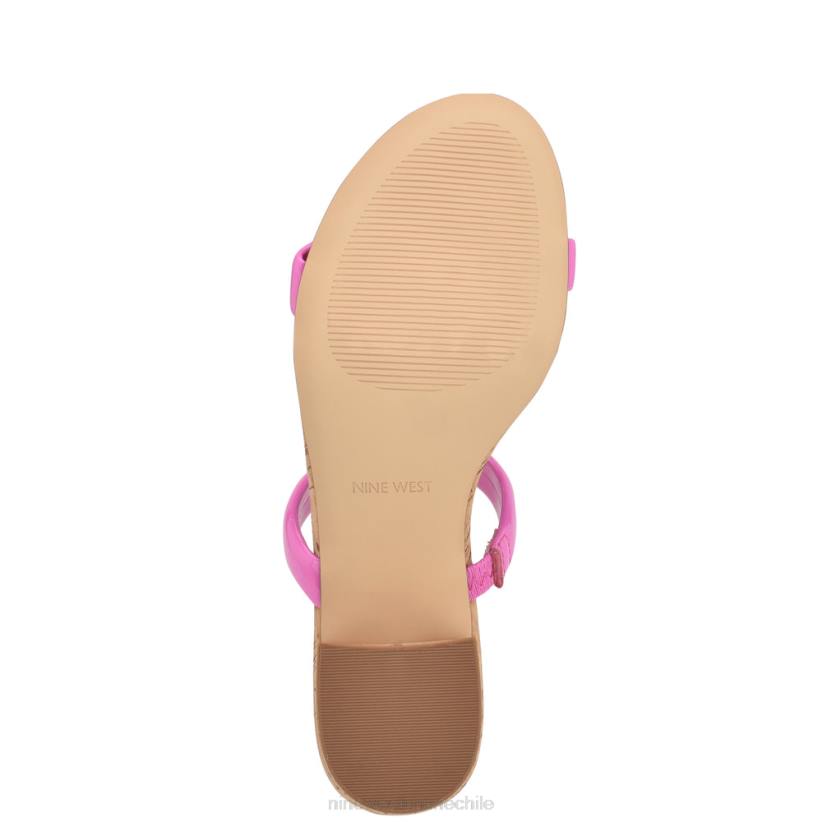 Nine West sandalias tae de tacón 2Z2T805 corcho rosa neón Nine West zapatillas chile