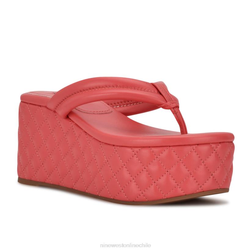 Nine West sandalias con plataforma newya 2Z2T831 coral Nine West chile outlet