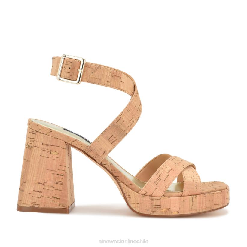 Nine West sandalias con plataforma y tira en el tobillo 2Z2T821 corcho natural Nine West shoes Nine West sandalias con plataforma y tira en el tobillo 2Z2T821 corcho natural Nine West shoes