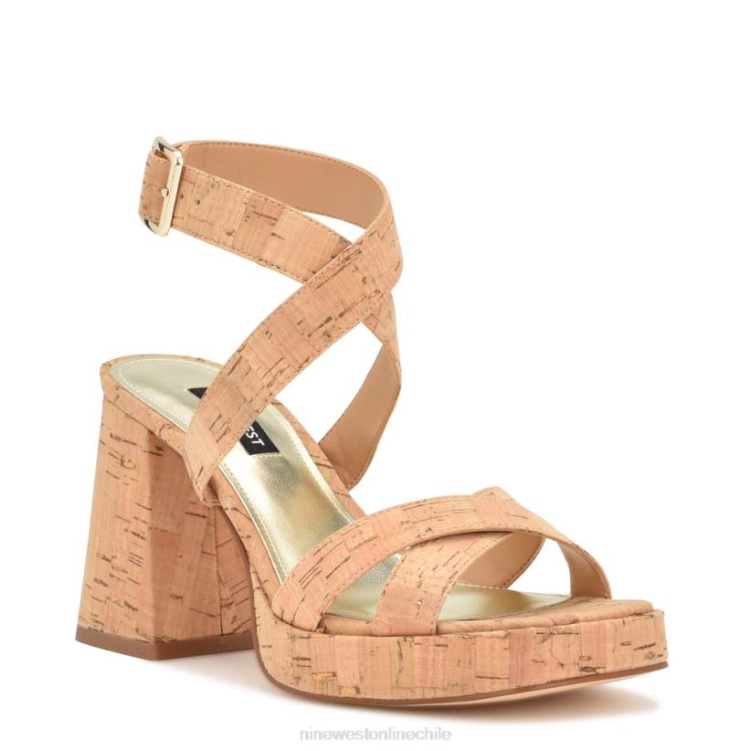 Nine West sandalias con plataforma y tira en el tobillo 2Z2T821 corcho natural Nine West shoes