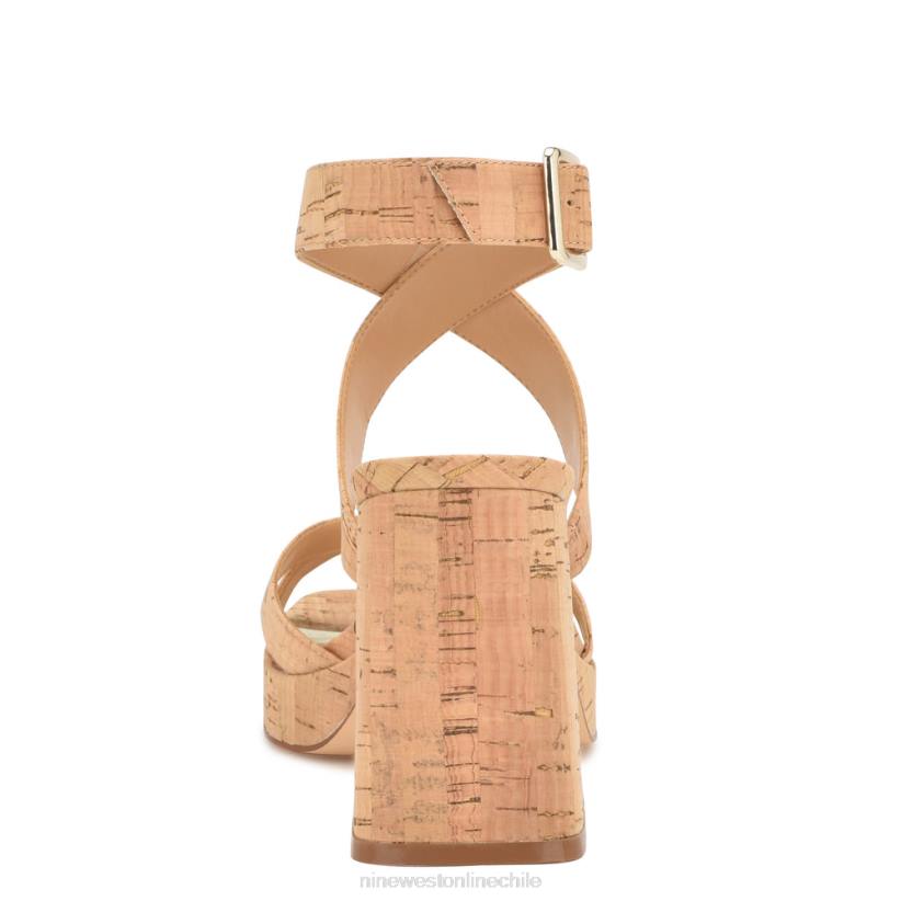 Nine West sandalias con plataforma y tira en el tobillo 2Z2T821 corcho natural Nine West shoes