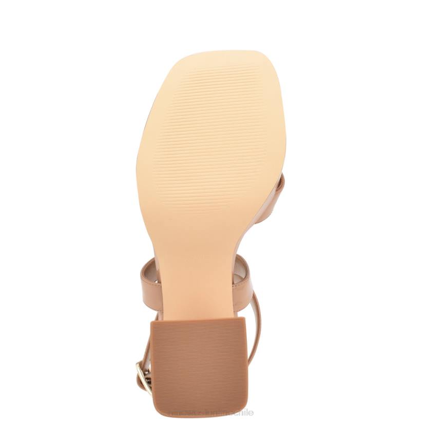 Nine West sandalias con plataforma y tira en el tobillo 2Z2T822 patente de rubor Nine West sandals