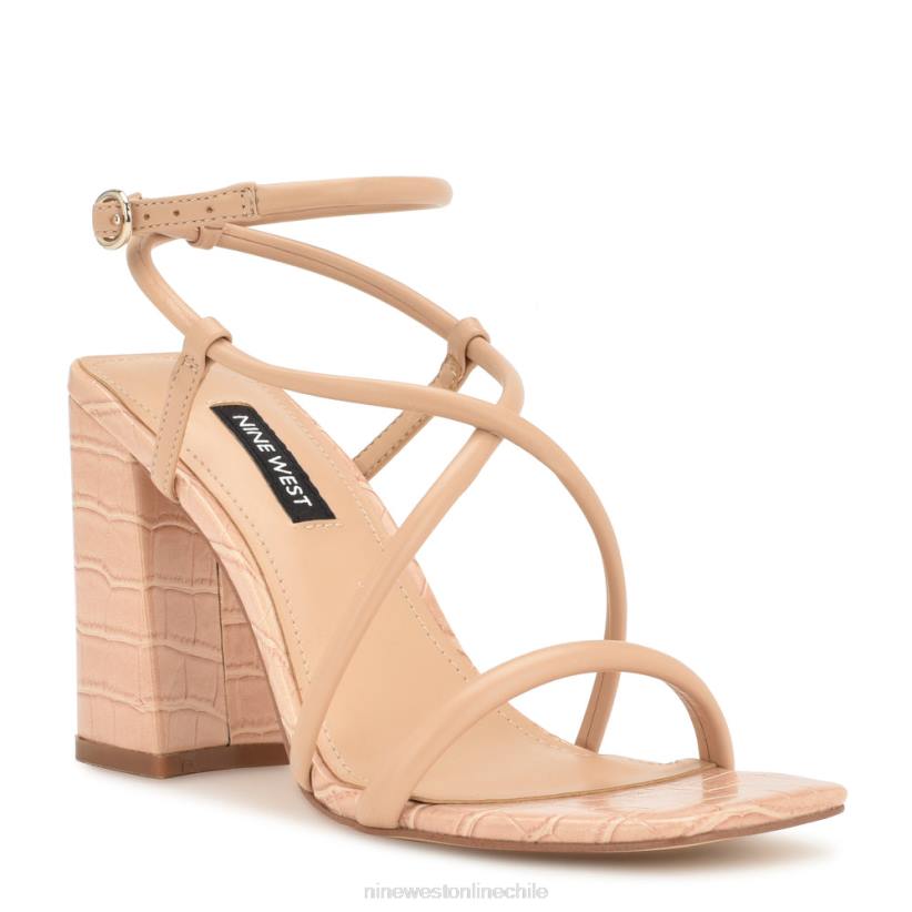 Nine West sandalias de tacón con tiras yeera 2Z2T816 rubor cálido Nine West sandals