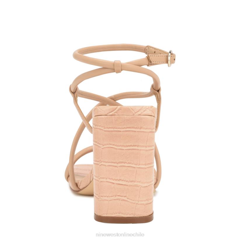Nine West sandalias de tacón con tiras yeera 2Z2T816 rubor cálido Nine West sandals