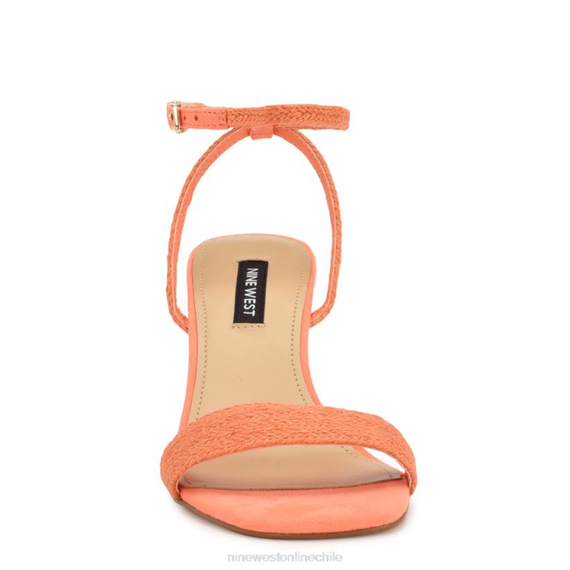 Nine West sandalias nilo con cuña 2Z2T829 tejido naranja Nine West zapatillas chile