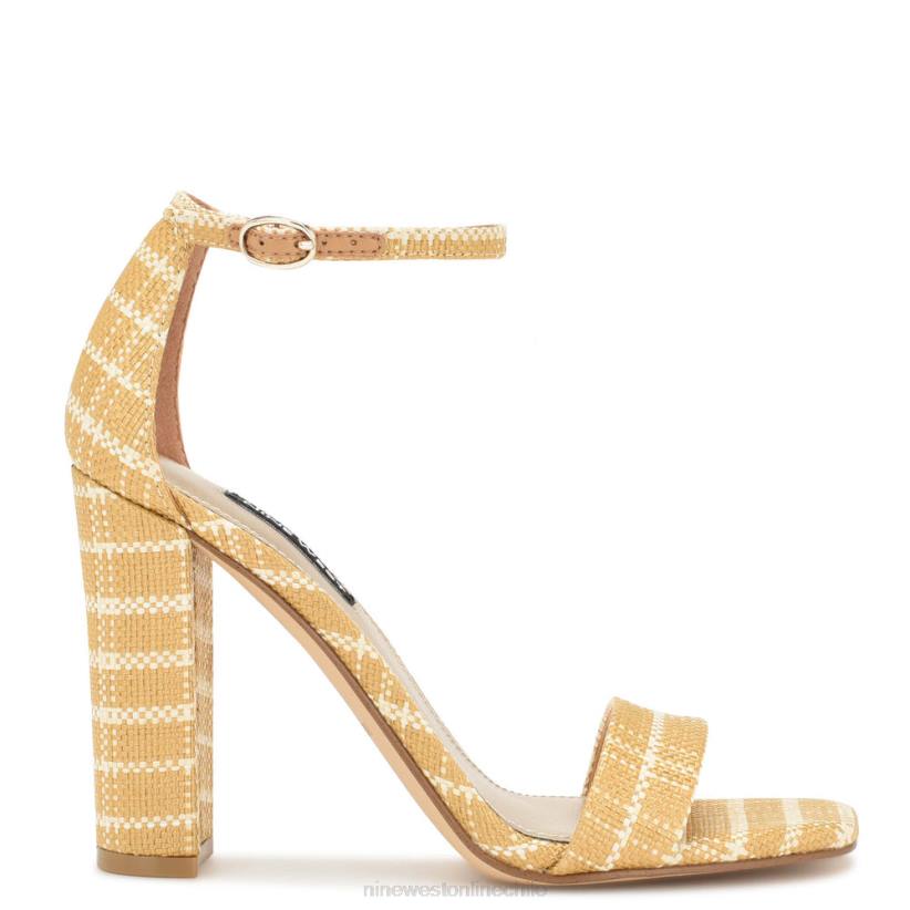 Nine West sandalias Marrie con tira tejida en el tobillo 2Z2T423 natural Nine West chile outlet