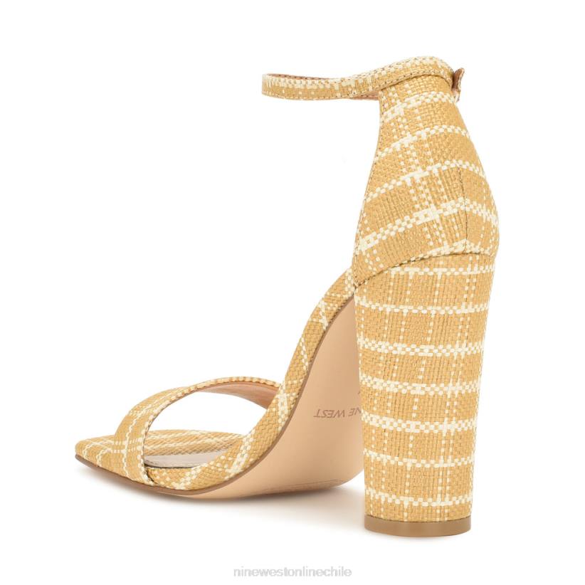 Nine West sandalias Marrie con tira tejida en el tobillo 2Z2T423 natural Nine West chile outlet