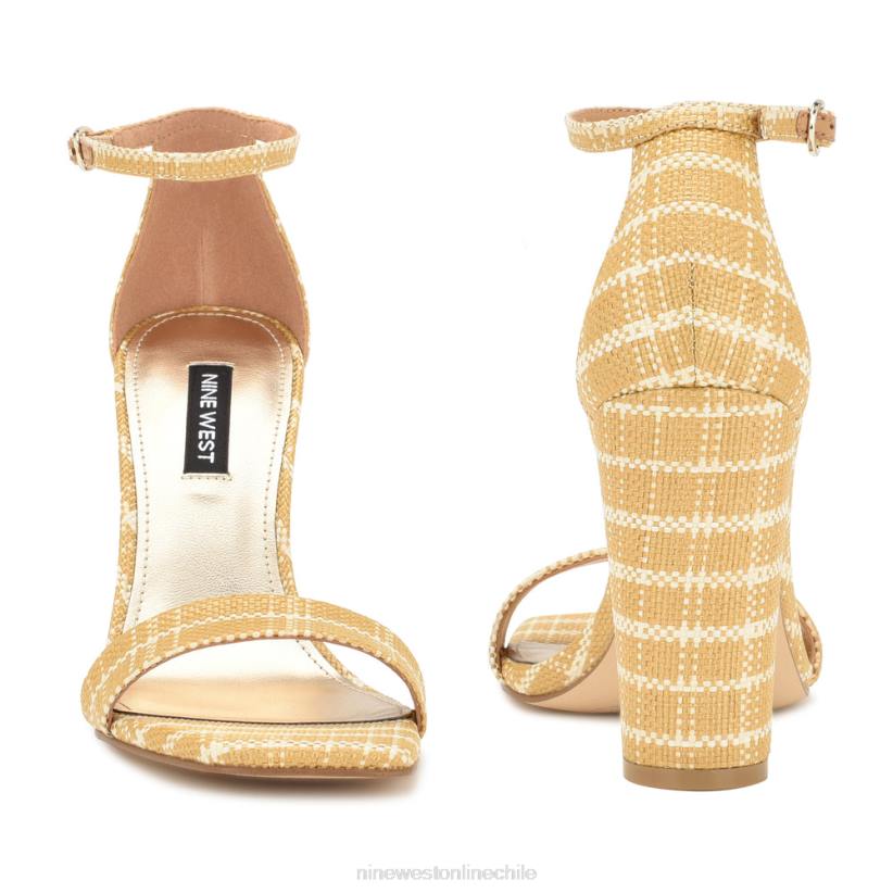 Nine West sandalias Marrie con tira tejida en el tobillo 2Z2T423 natural Nine West chile outlet