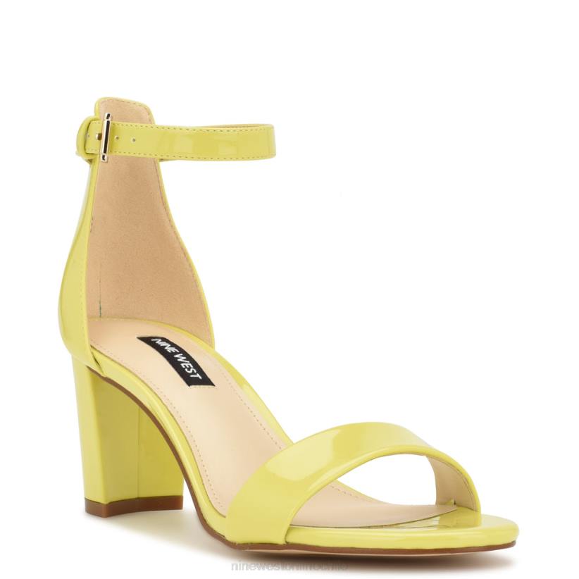 Nine West sandalias Pruce con tira en el tobillo y tacón cuadrado 2Z2T181 patente de cal Nine West zapatillas chile