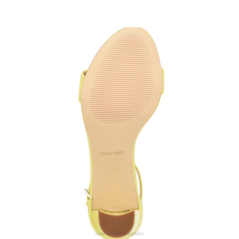Nine West sandalias Pruce con tira en el tobillo y tacón cuadrado 2Z2T181 patente de cal Nine West zapatillas chile