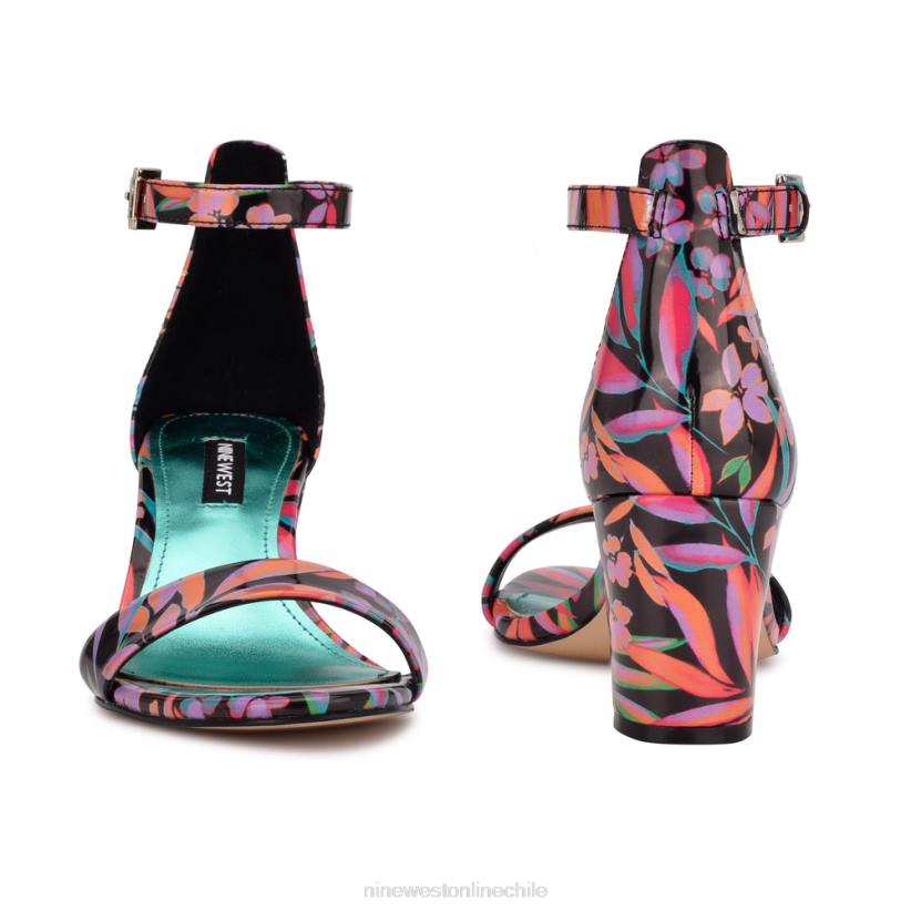 Nine West sandalias Pruce con tira en el tobillo y tacón cuadrado 2Z2T1930Nine West cartera negra