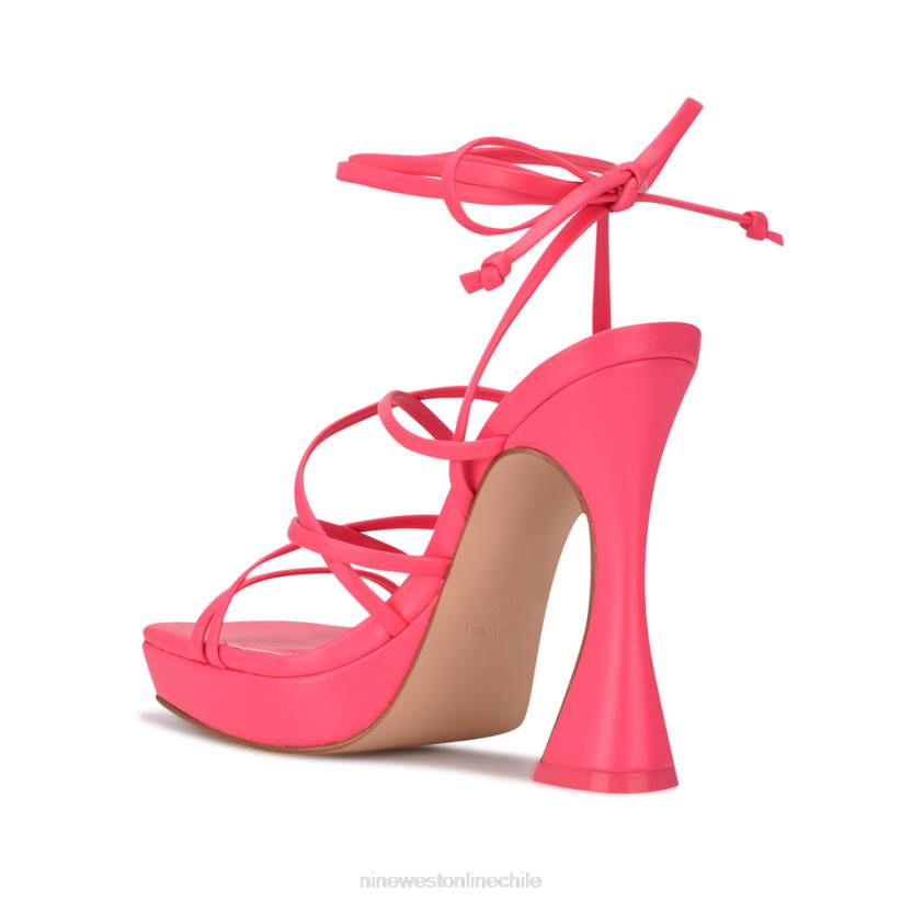 Nine West sandalias ailey con plataforma cruzada en el tobillo 2Z2T638 miami rosa Nine West chile carteras