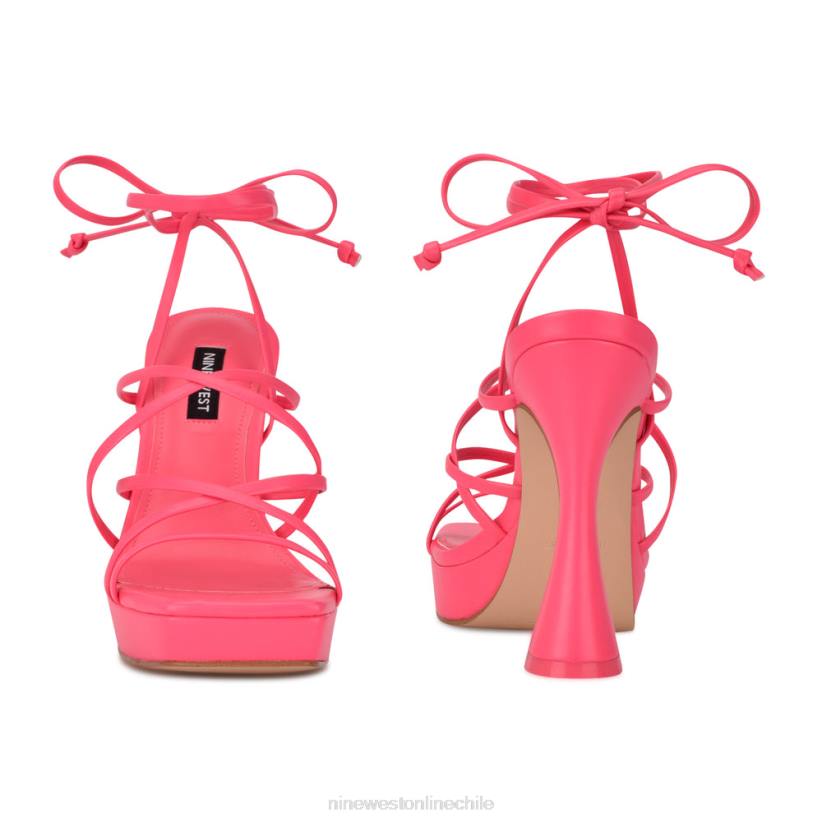 Nine West sandalias ailey con plataforma cruzada en el tobillo 2Z2T638 miami rosa Nine West chile carteras