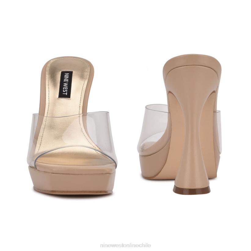 Nine West sandalias ansel con plataforma 2Z2T592 rubor claro/cálido Nine West cartera negra