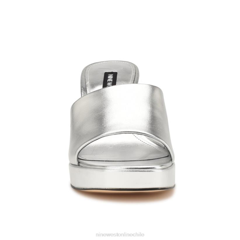 Nine West sandalias beez con plataforma 2Z2T1709 plata Nine West shoes