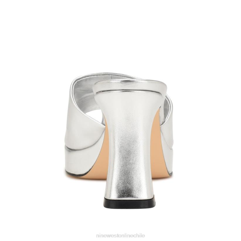 Nine West sandalias beez con plataforma 2Z2T1709 plata Nine West shoes