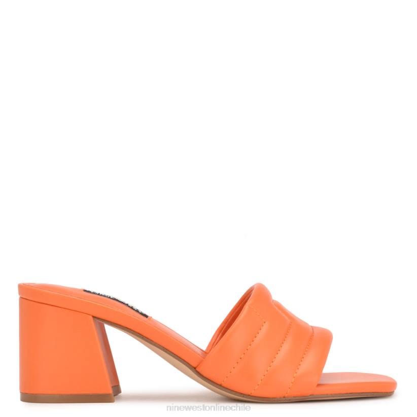 Nine West sandalias chanclas con tacón glenra 2Z2T245 naranja Nine West shoes