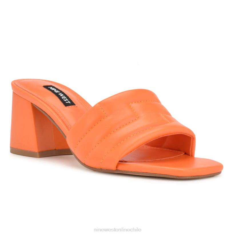 Nine West sandalias chanclas con tacón glenra 2Z2T245 naranja Nine West shoes