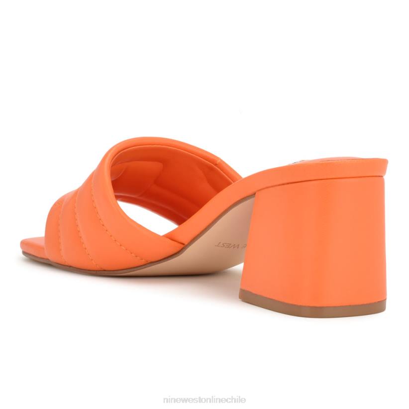 Nine West sandalias chanclas con tacón glenra 2Z2T245 naranja Nine West shoes