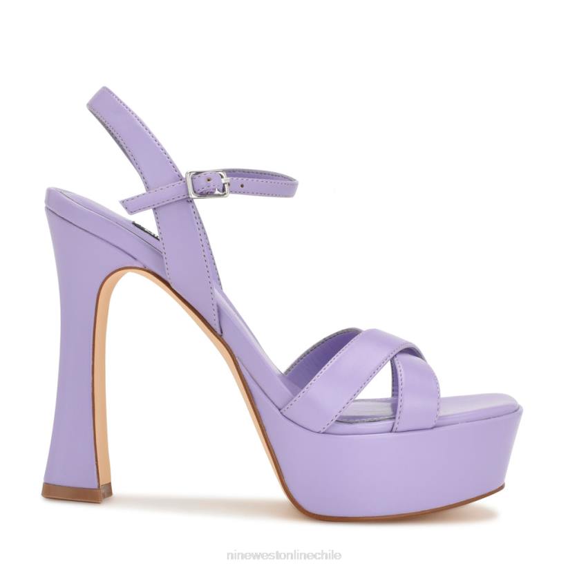 Nine West sandalias con plataforma iriv 2Z2T187 violeta claro Nine West zapatillas chile