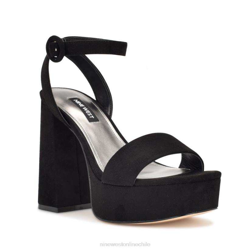Nine West sandalias con plataforma jans 2Z2T1759 ante negro Nine West zapatillas chile