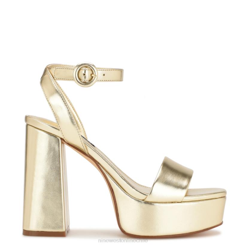 Nine West sandalias con plataforma jans 2Z2T341 platino Nine West shoes