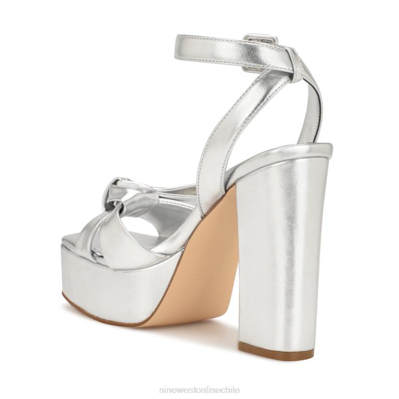 Nine West sandalias con plataforma rippa 2Z2T1769 plata Nine West shoes