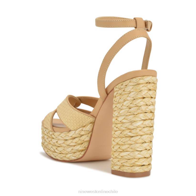 Nine West sandalias con plataforma tejida hayya 2Z2T199 natural Nine West zapatillas chile