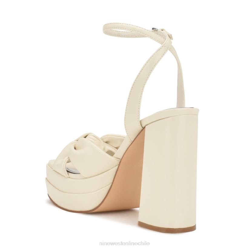 Nine West sandalias con plataforma vívida 2Z2T1773 crema elegante Nine West chile outlet