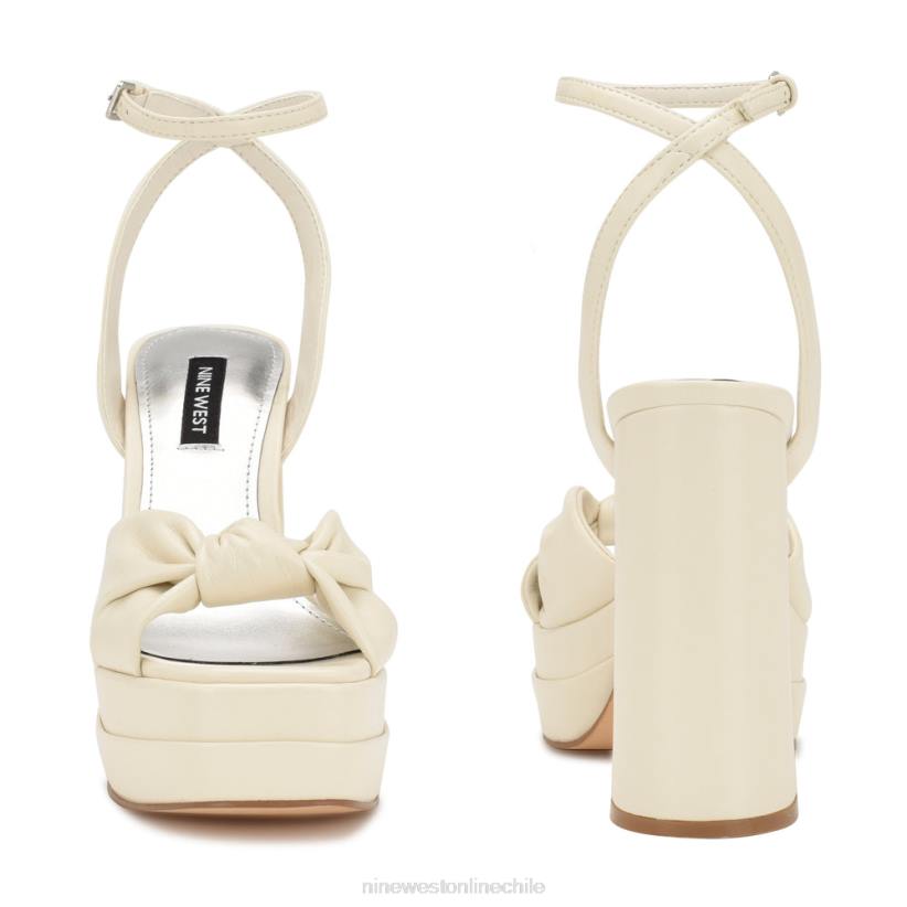 Nine West sandalias con plataforma vívida 2Z2T1773 crema elegante Nine West chile outlet