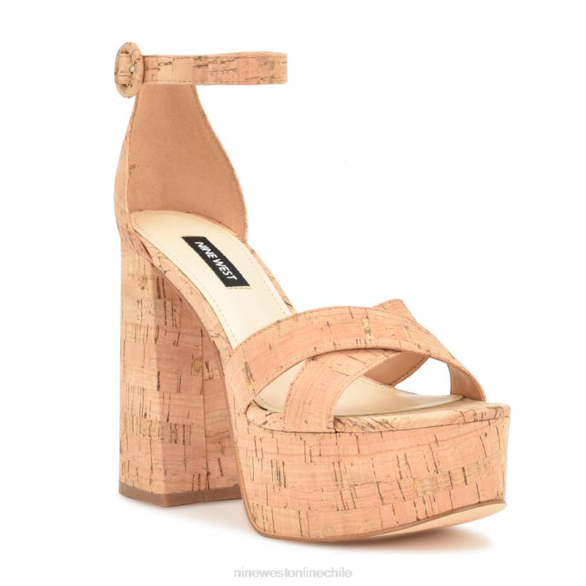 Nine West sandalias con plataforma willie 2Z2T308 corcho natural Nine West chile carteras
