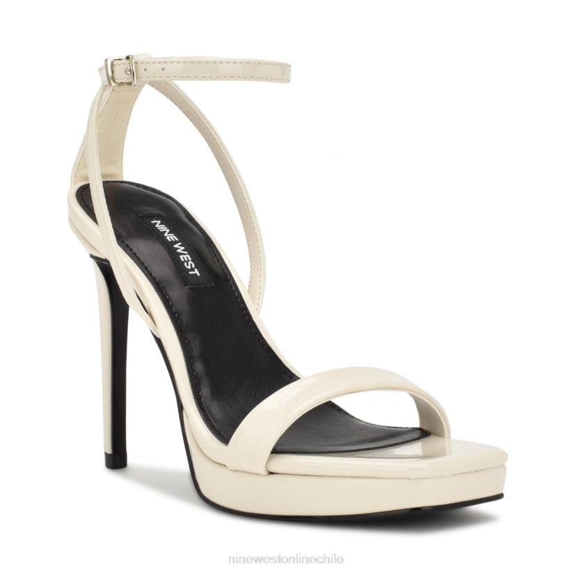 Nine West sandalias con plataforma zilo 2Z2T330 charol crema chic Nine West sandals
