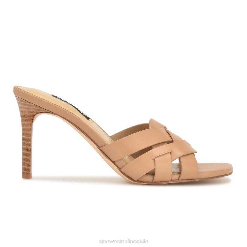 Nine West sandalias con tacón Linette 2Z2T130 natural Nine West cartera negra