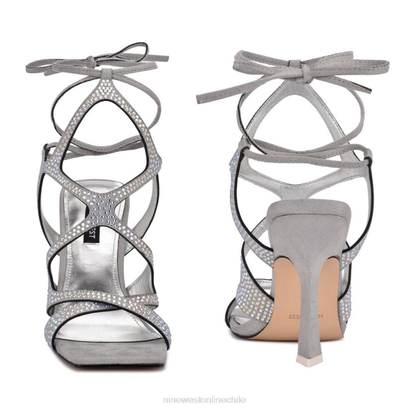 Nine West sandalias con tacón cruzado al tobillo Alanah 2Z2T487 blanco Nine West zapatillas chile