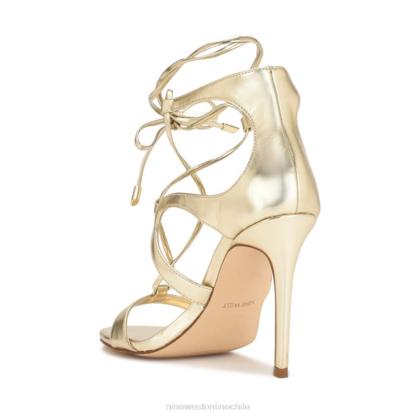 Nine West sandalias con tacón cruzado mindi 2Z2T1796 platino Nine West chile carteras