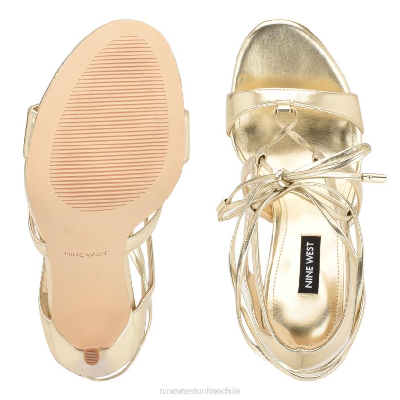 Nine West sandalias con tacón cruzado mindi 2Z2T1796 platino Nine West chile carteras