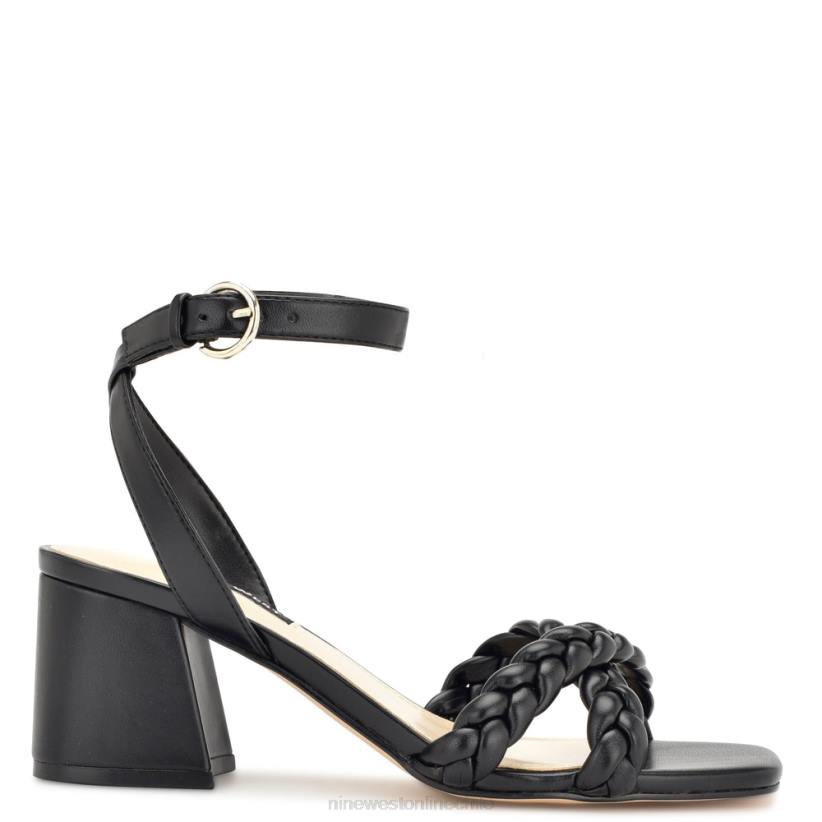 Nine West sandalias con tacón cuadrado Gracann 2Z2T299 negro Nine West shoes
