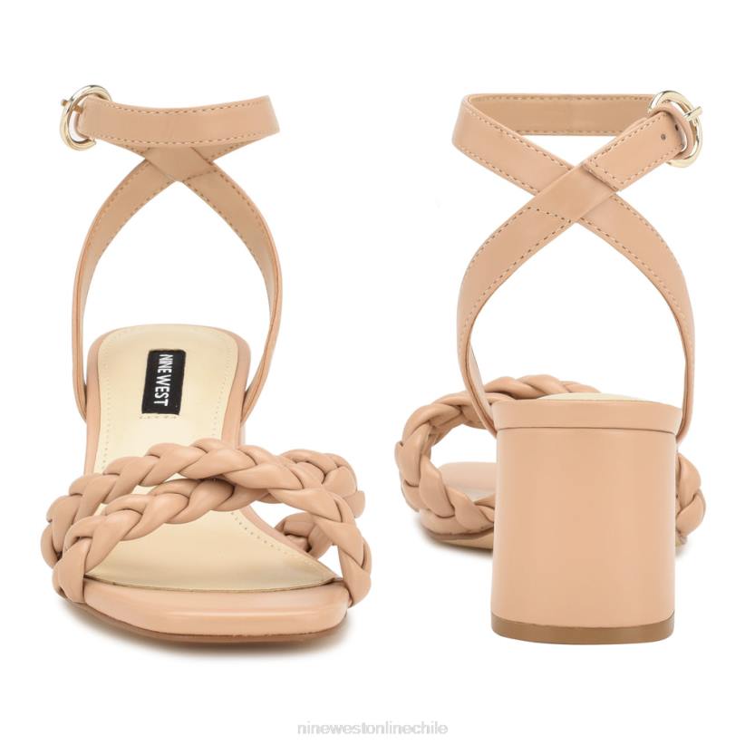 Nine West sandalias con tacón cuadrado Gracann 2Z2T325 rubor cálido Nine West zapatillas chile